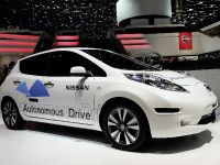 thumbnail image of Nissan Leaf Autonomous Drive Geneva 2014