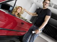 thumbnail image of Sylvie van der Vaart in BMW wind tunel