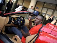 thumbnail image of Usain Bolt in Ferrari F430 Spider